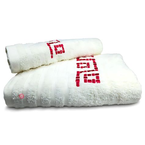Set 4 Toallas Jacquard Fucsia Bordada Doral Soft Touch - PS-2