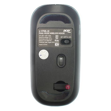 Mouse Óptico Conexión USB Y Bluetooth Colores Acer L175 - PS-1