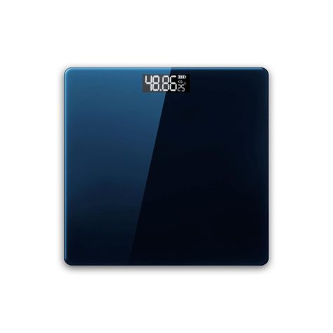 Pesa Digital Baño Vidrio Templado Capacidad 180kg Azul - Ps-0