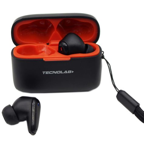 Audífonos Bluetooth Tws Con Correa Negro - PS-0