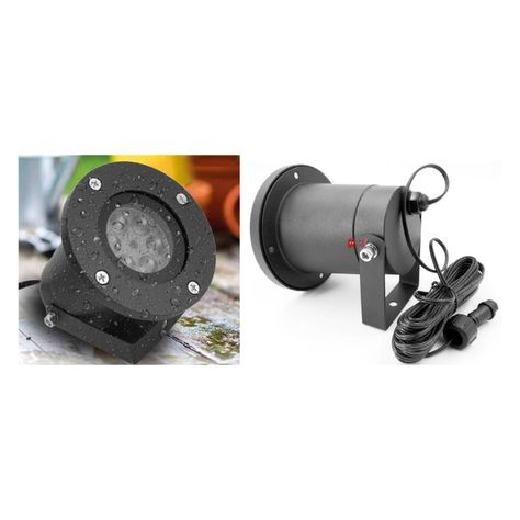 Luz Láser Decorativa Copos De Nieve Blancos - PuntoStore-1