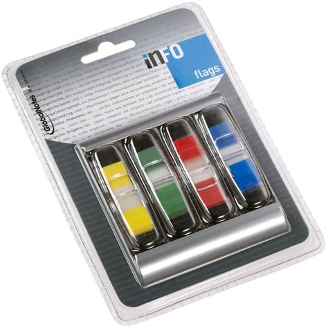 Dispensador De Banderas Colores InfoNotes - PS-0