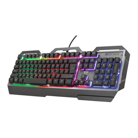 Teclado Gamer Metálico Led Rgb Gxt 856 Torac - PS-3