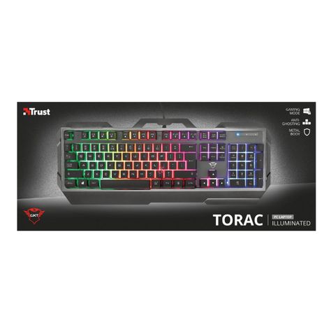 Teclado Gamer Metálico Led Rgb Gxt 856 Torac - PS-4