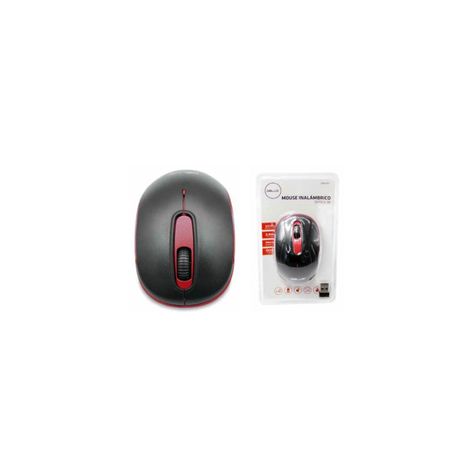 Mouse Inalámbrico Óptico 1000dpi Color Rojo - Puntostore-1