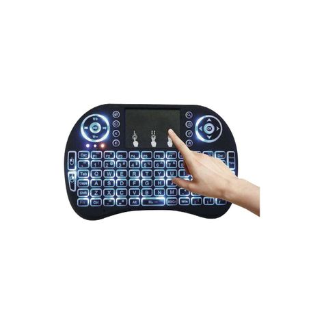Teclado Para Smart Tv Inalámbrico Recargable Touch Pad - PuntoStore-0