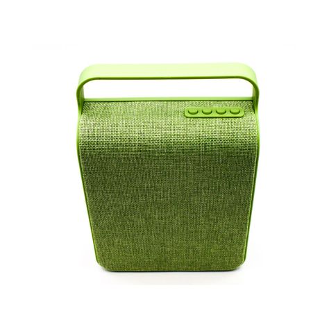 Parlante Bluetooth Cuadrado 15w Verde - PuntoStore-0