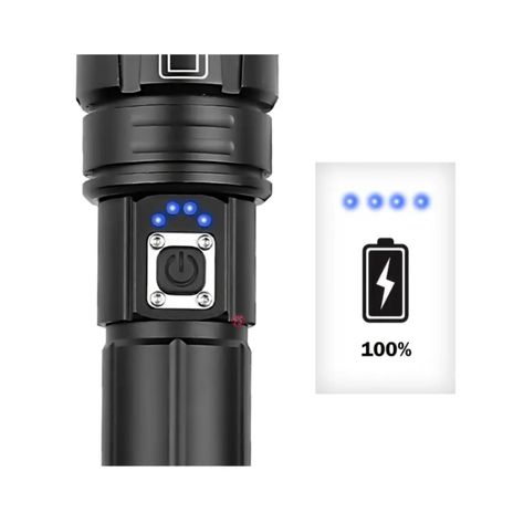 Linterna Led Zoom Telescópico 16cms Resiste Agua - PS-1