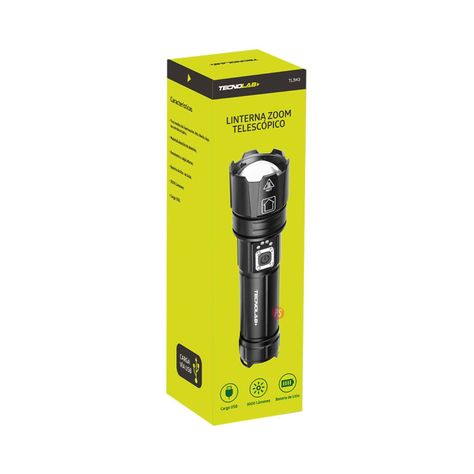 Linterna Led Zoom Telescópico 16cms Resiste Agua - PS-3