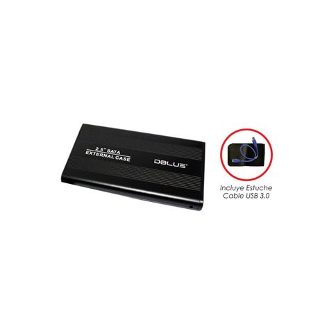 Case Cofre Disco Duro 2.5 Sata Negro - Puntostore-1