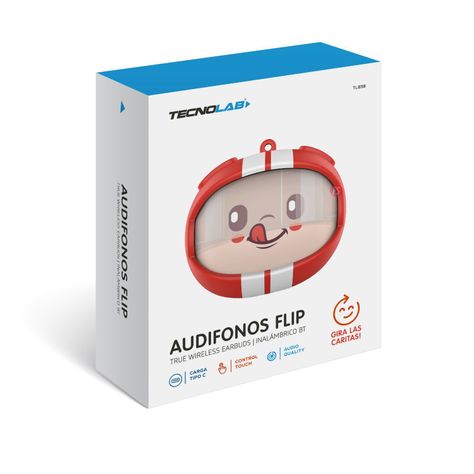 Audífonos Bluetooth TWS Piloto Con Caras Seleccionables - PS-6