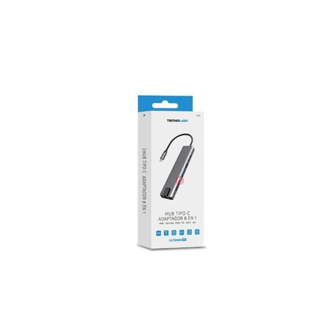 Hub Conector Tipo C 8 En 1 - PS-2