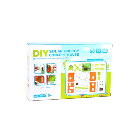 Casa De Juguete Solar Con Molino Para Crear Y Aprender - Ps-3