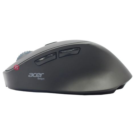 Mouse Bluetooth 1600 DPI Black Carga Tipo C Acer - PS-1