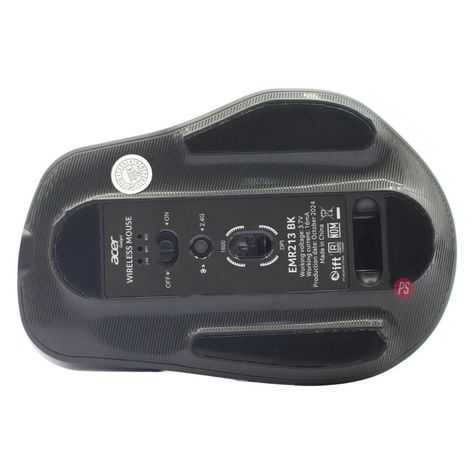 Mouse Bluetooth 1600 DPI Black Carga Tipo C Acer - PS-2