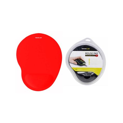 Mouse Pad Con Apoya Muñeca De Gel Rojo - PuntoStore-1