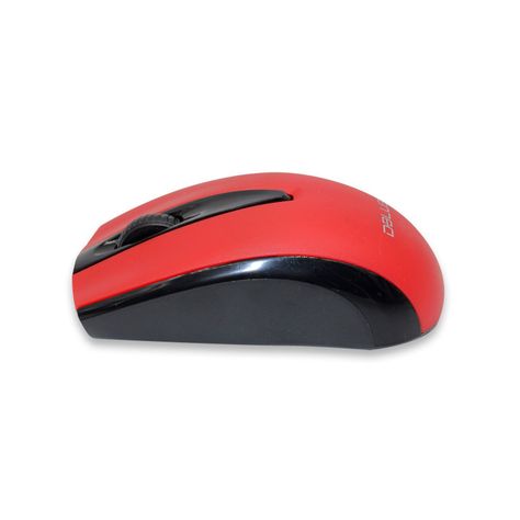 Mouse Inalámbrico Óptico 1200 Dpi Color Rojo - Puntostore-1