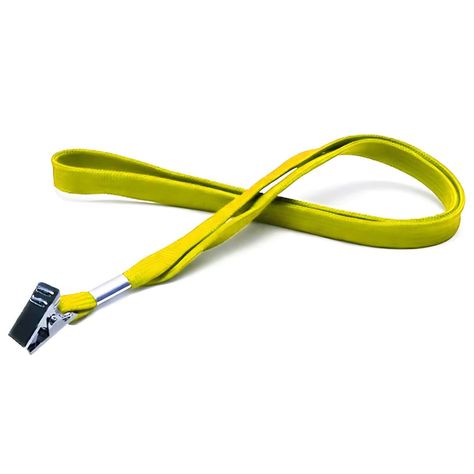 Pack 100 Cintas Porta credencial Amarillo Apretador - PS-0