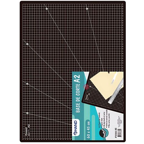 Base De Corte A2 60x45cm 3mm Negro - PS-1