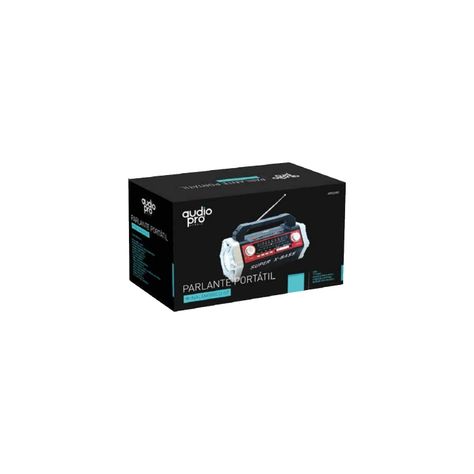 Parlante Bluetooth 10w Portátil Super X-bass Rojo - PuntoStore-1