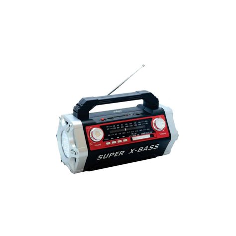Parlante Bluetooth 10w Portátil Super X-bass Rojo - PuntoStore-0