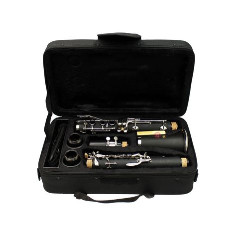 Clarinete De Ébano En Si Bemol + Estuche Negro - PS-1