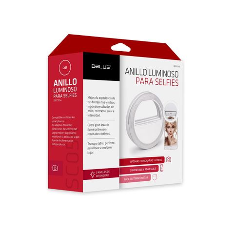 Anillo Luminoso Led Para Selfie Celular - PuntoStore-3