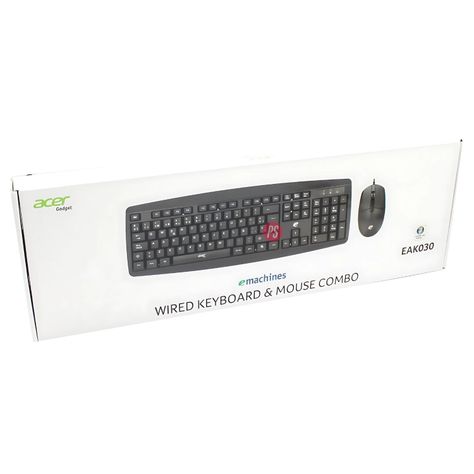 Kit Teclado + Mouse Usb Certificado Windows Acer Eak030 - PS-2