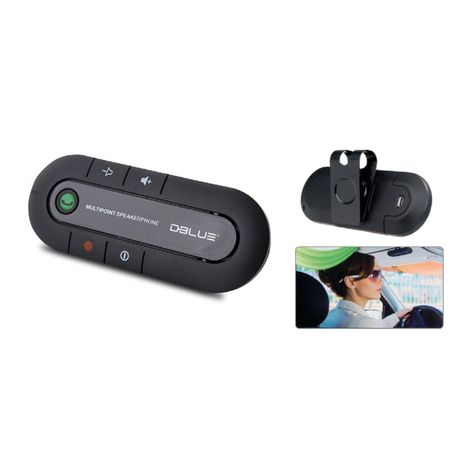 Manos Libres Bluetooth Portátil Con Parlante Para Auto - PuntoStore-1