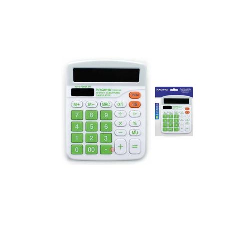 Calculadora Electrónica 12 Dígitos Verde - PS-1