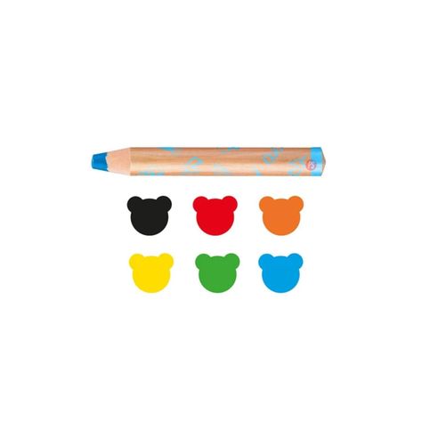 Crayón 3 En 1 Baby 6 Colores Carioca - PS-1