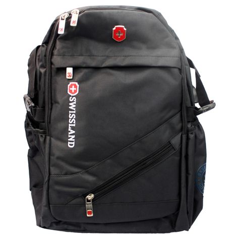 Mochila Multifuncional Impermeable Notebook Negro - PS-0