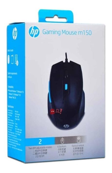 Mouse Gamer Hp M150 Color Negro Óptico - Ps-3