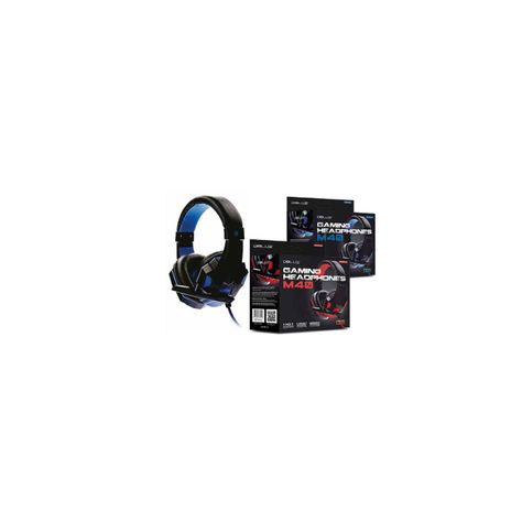 Audífono Pc Gamer Led Audio Y Mic Azul-2