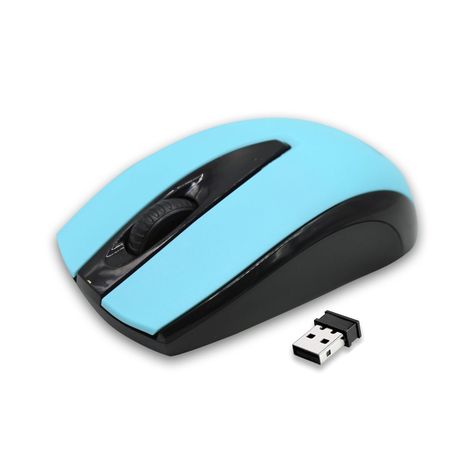 Mouse Inalámbrico 3d Óptico Azul - Puntostore-0