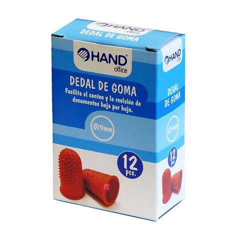 Pack 12 Dedales De Goma 19mm Número 13 - PS-1
