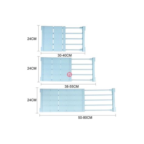 Repisa Adaptable Para Closet 30 a 80cms - PuntoStore-3