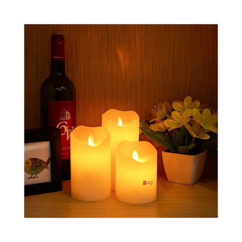 Vela Led Con Forma De Llama Apariencia De Fuego - Ps-3