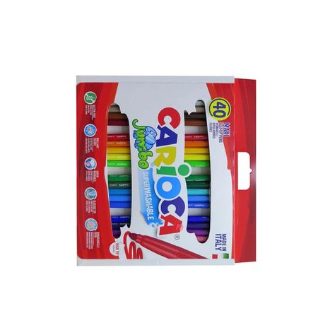 Plumones Jumbo 40 Unidades Carioca - PS-1