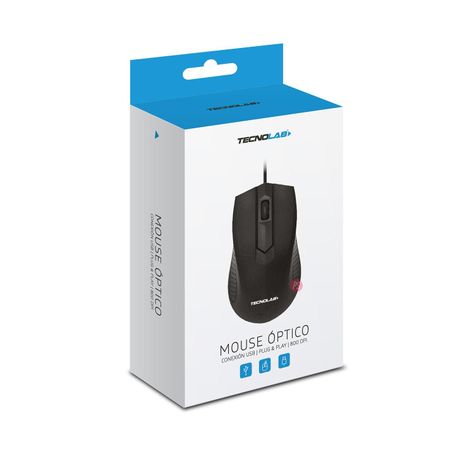 Mouse Conexión Usb 3 Botones 800dpi Negro - PS-1