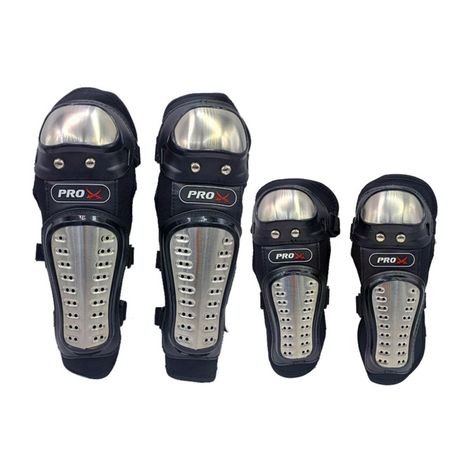 Set Rodilleras Y Coderas Aleación Aluminio Para Motos Pro X - Ps-0