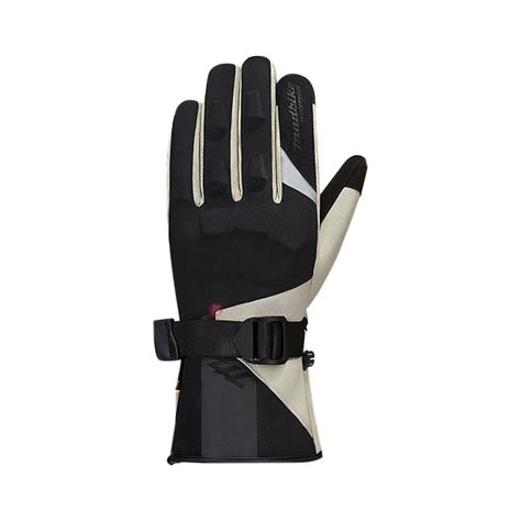Guantes Para Moto Térmicos Con Protección Nudillos Beige - PS-1
