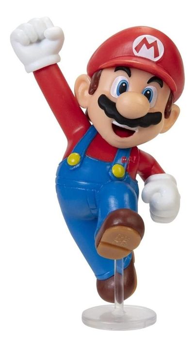 Figura Super Mario Personaje Mario 6cms Articulado - Ps-1