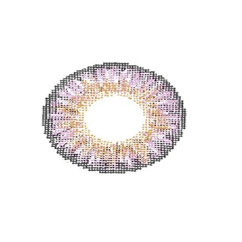 Par De Lentes De Contacto Tricolor Color Amatista-0
