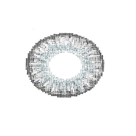Par De Lentes De Contacto Tricolor Color Gris Esterlina-0