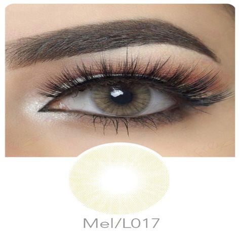 Par De Lentes De Contacto Línea Hidrocor Color Mel-1