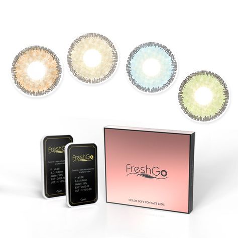 Par De Lentes De Contacto Línea Premium Color Avellana-2