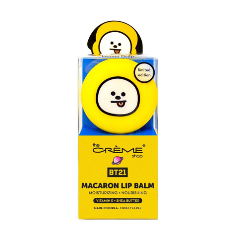 Bálsamo Labial BT21 Chimmy Macaron Lip Balm - Lemon Drop-0