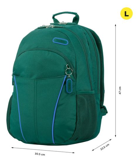 Mochila Hombre Totto Porta Notebook Cambri Bistro Green-2