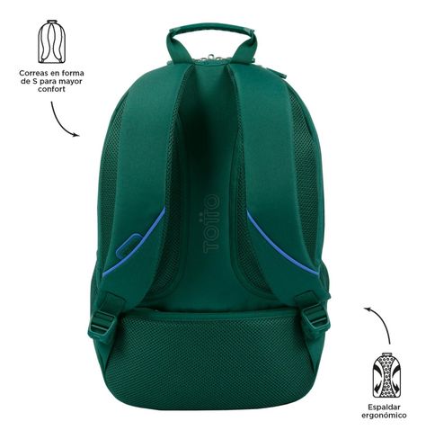 Mochila Hombre Totto Porta Notebook Cambri Bistro Green-3